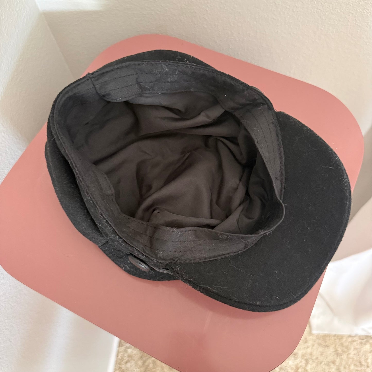 Y2K Black Studded Chain Cap