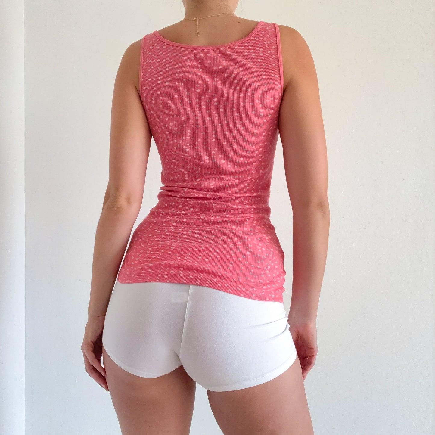 2010's Bubblegum Pink Heart Tank / SZ XS-S
