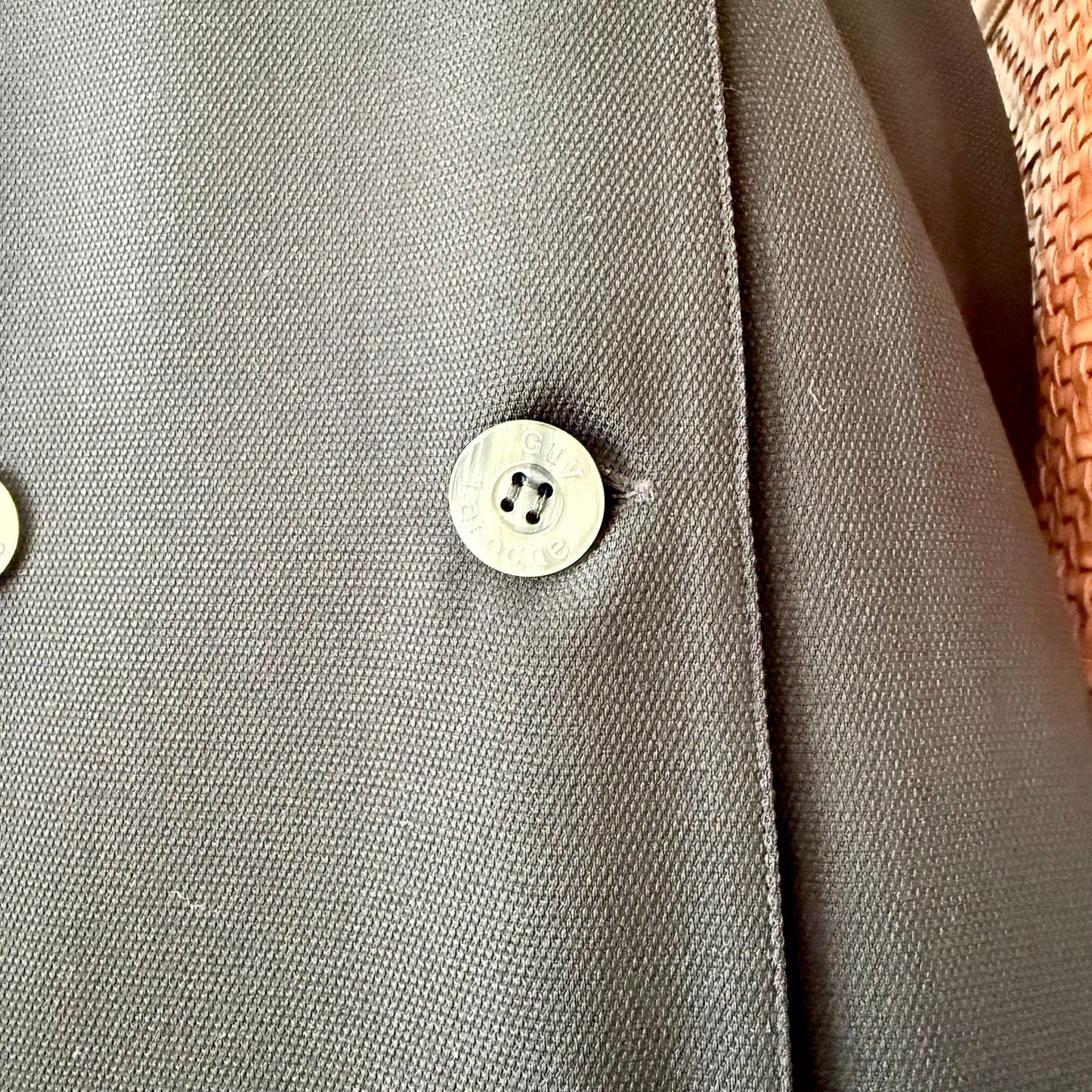 90's Guy Laroche Black Button Dress / SZ 2