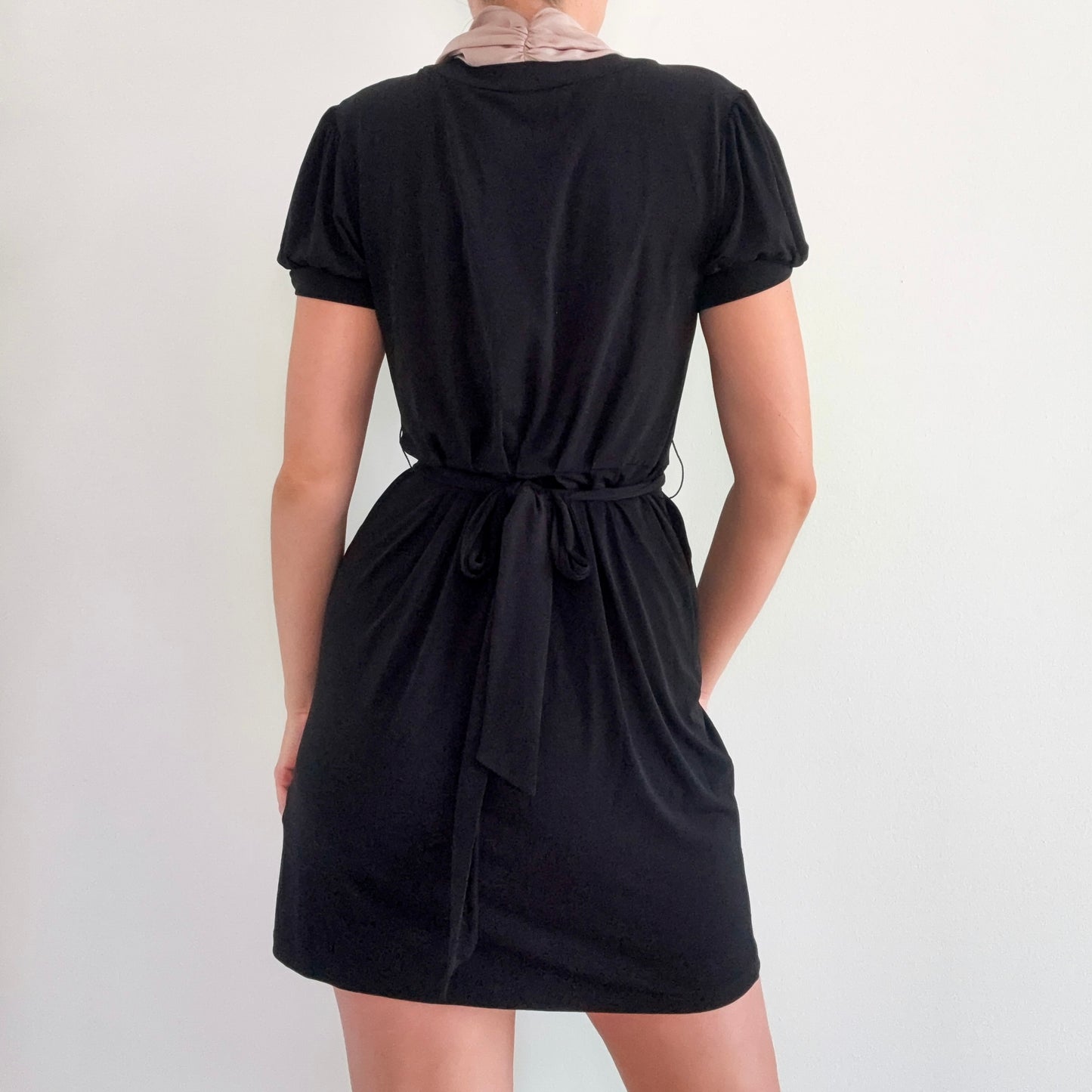 Y2K BCBG Paris Black Babydoll Dress / SZ S