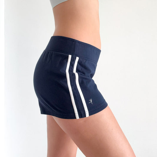 Y2K Navy Cotton Workout Shorts / SZ L