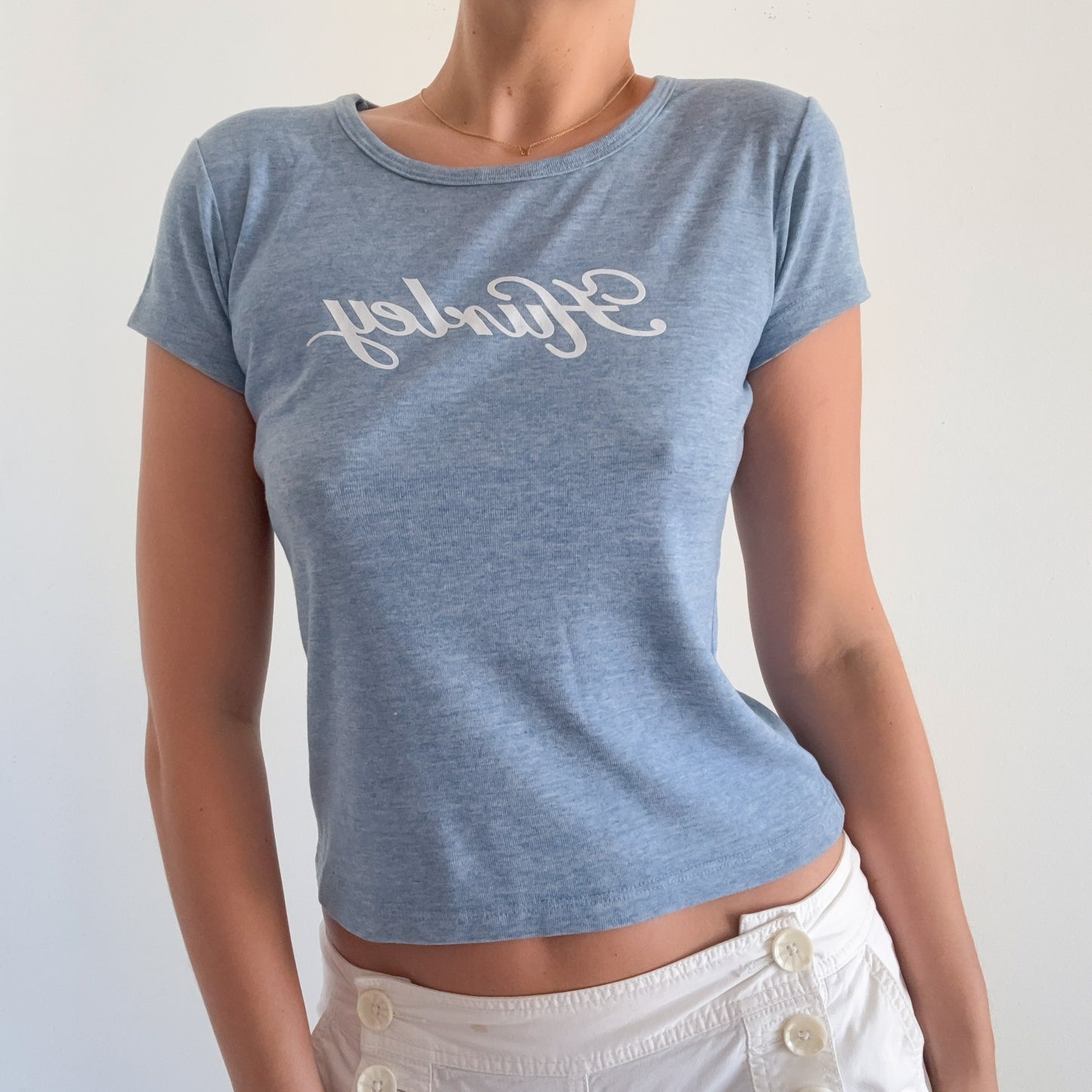 Y2K Hurley Light Blue Tee / SZ M-L