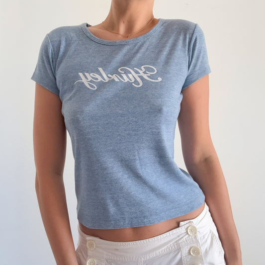 Y2K Hurley Light Blue Tee / SZ M-L