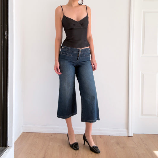 Y2K Laundry Denim Culottes / SZ 4