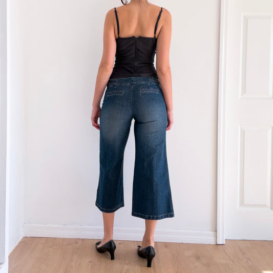 Y2K Laundry Denim Culottes / SZ 4