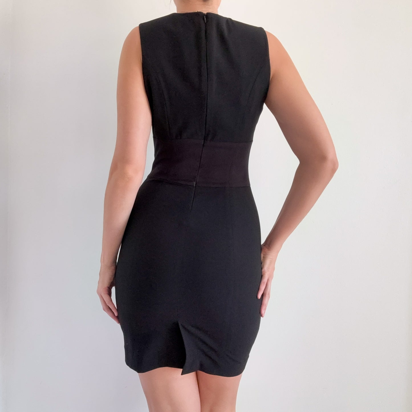 Y2K Black Corset Mini Dress / SZ S