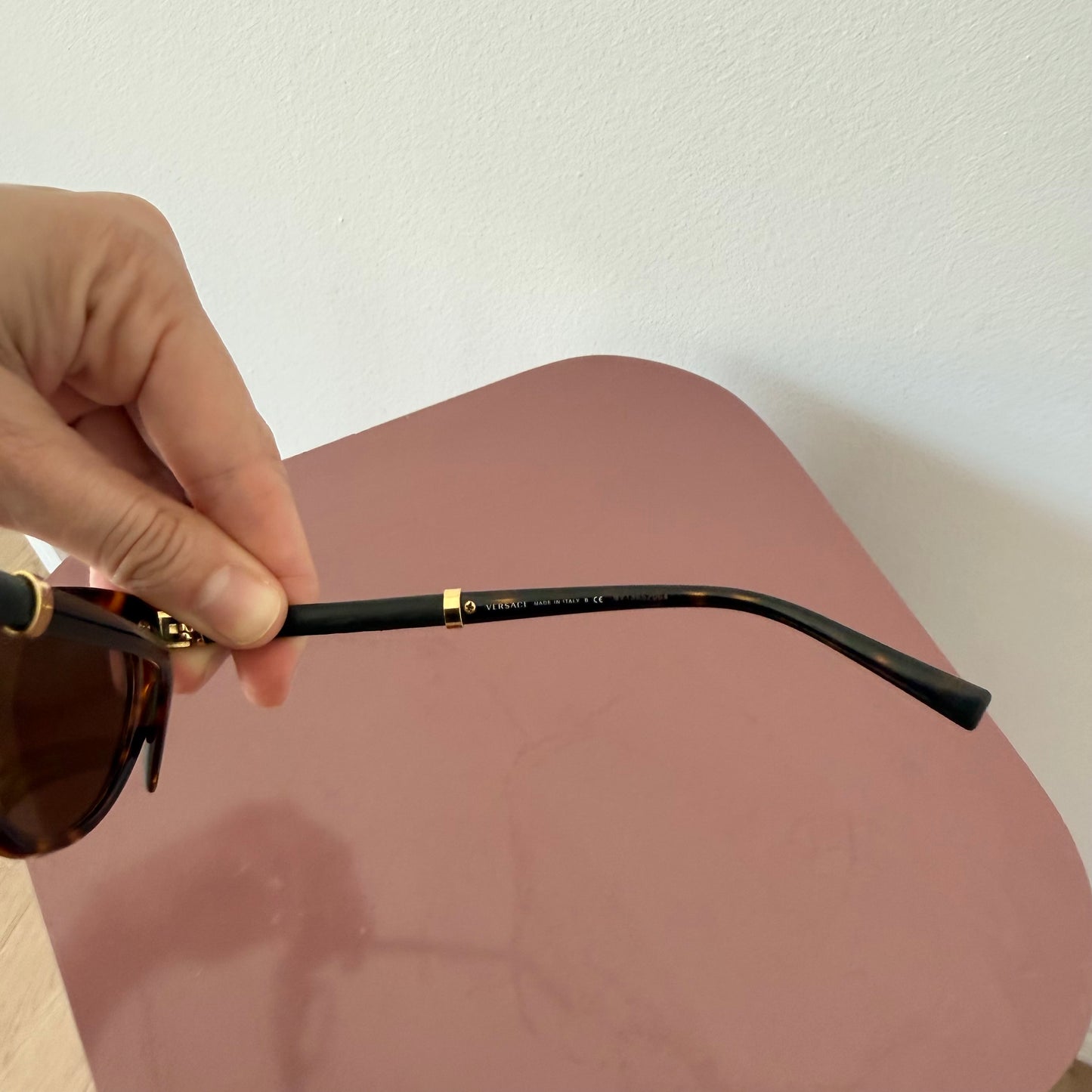 90's Versace Tortoiseshell Cat Eye Sunglasses