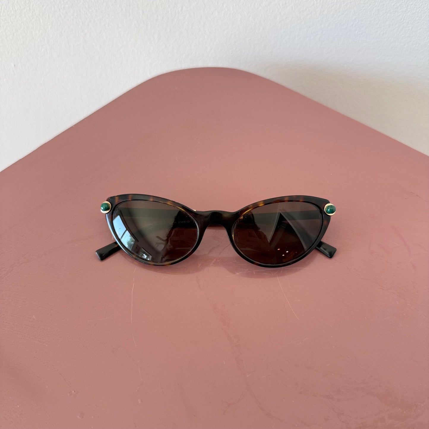 90's Versace Tortoiseshell Cat Eye Sunglasses
