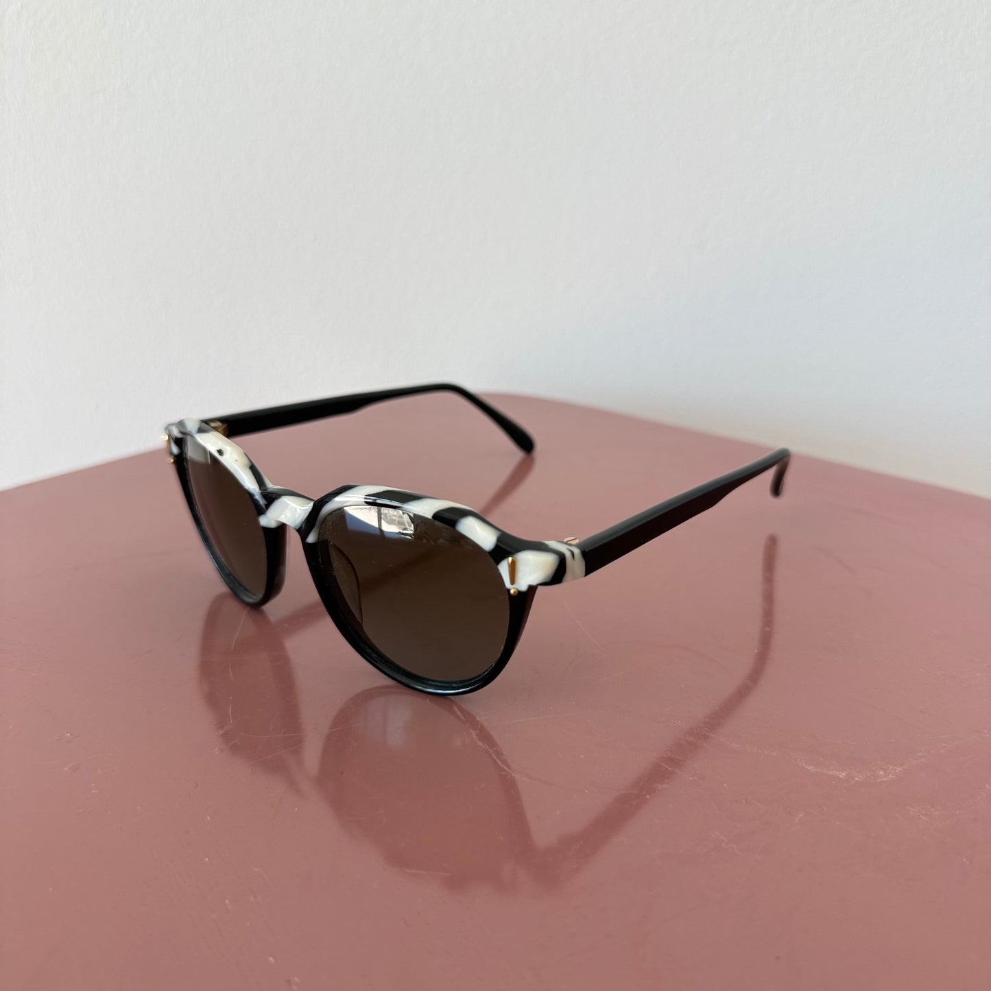 90's Joop! Black & White Tortoiseshell Sunglasses