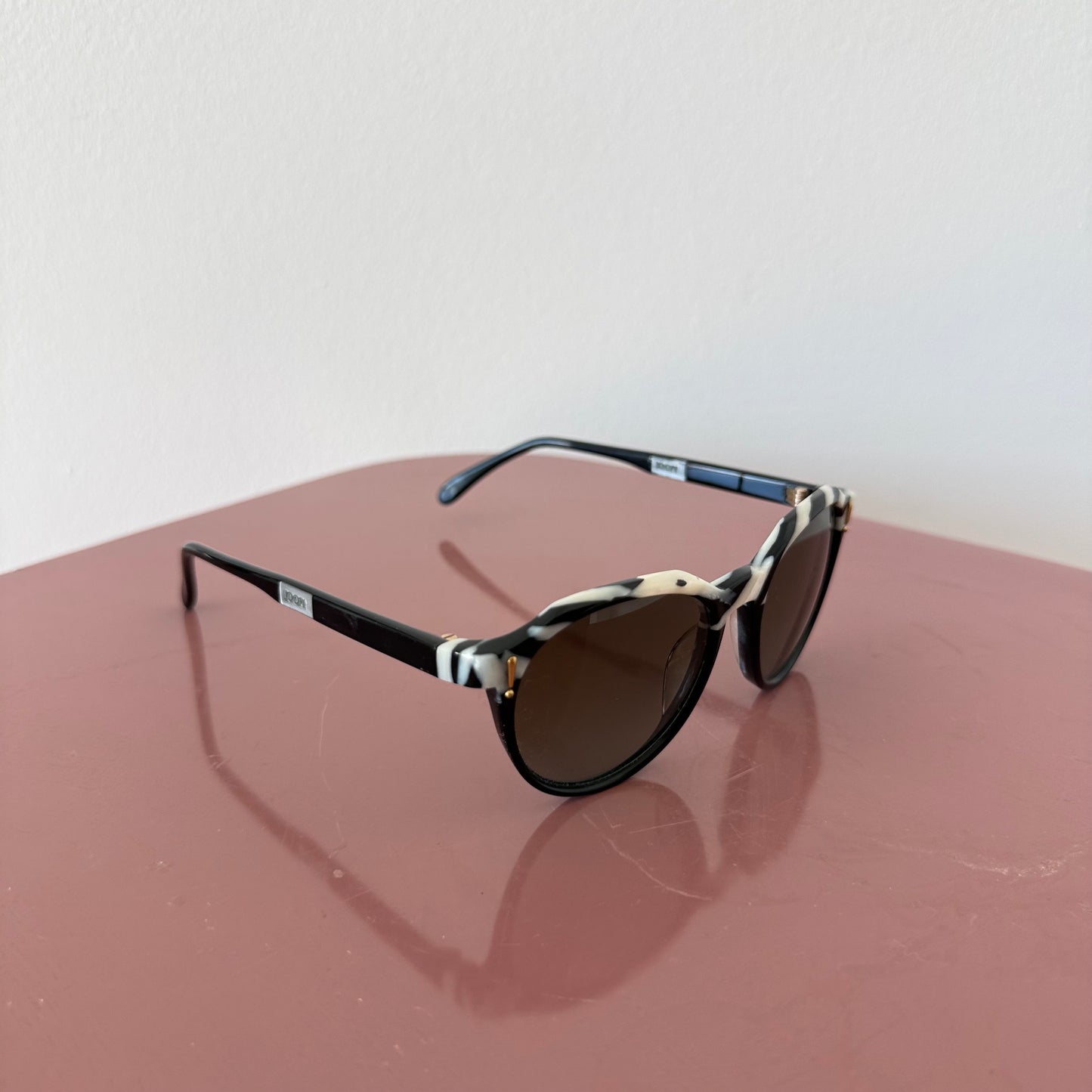 90's Joop! Black & White Tortoiseshell Sunglasses
