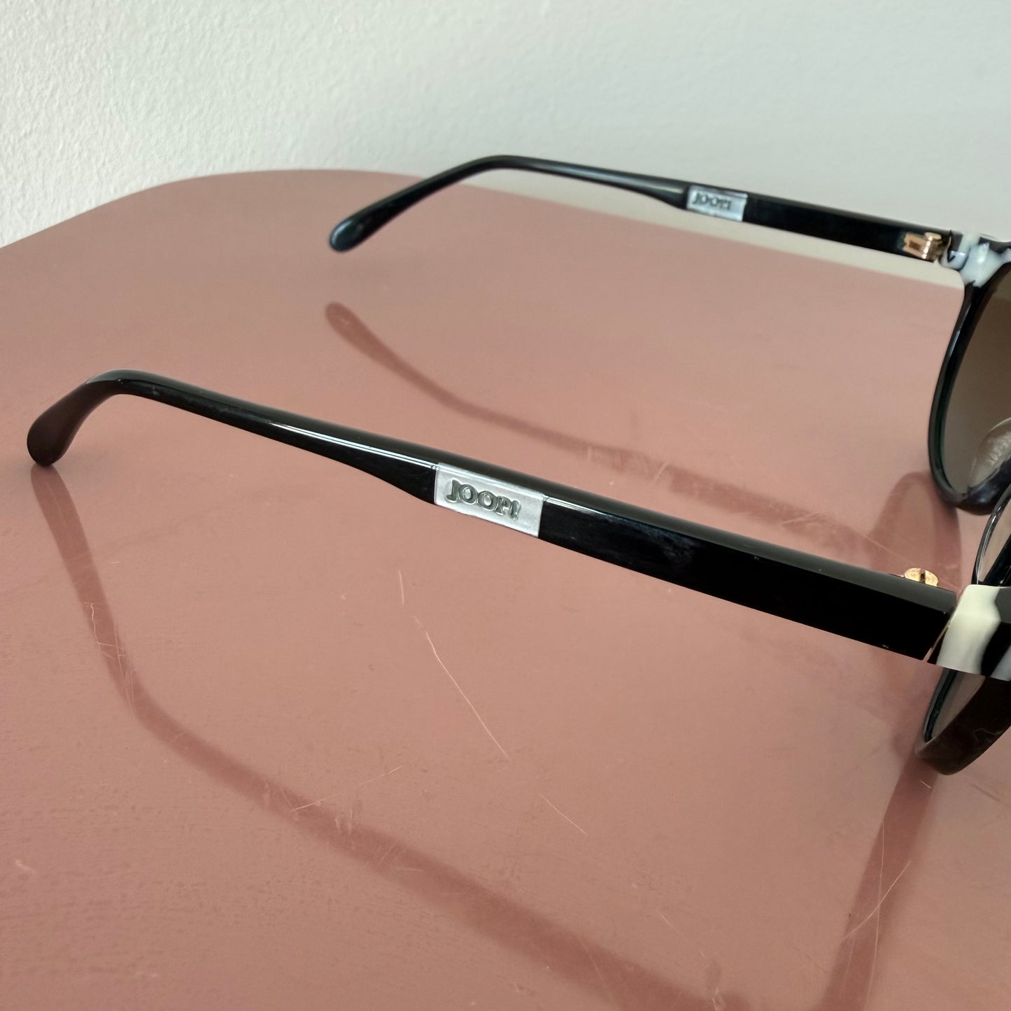 90's Joop! Black & White Tortoiseshell Sunglasses