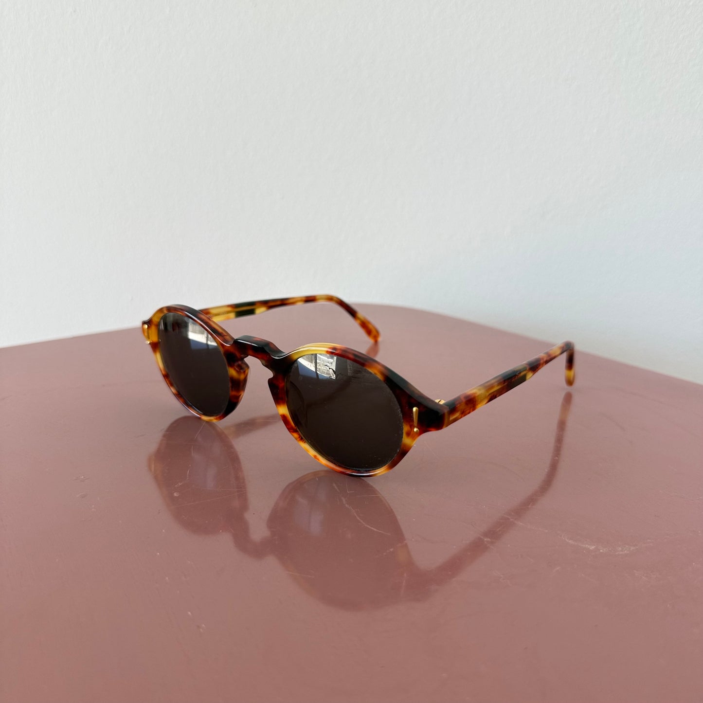 90's Joop! Brown & Yellow Tortoiseshell Sunglasses