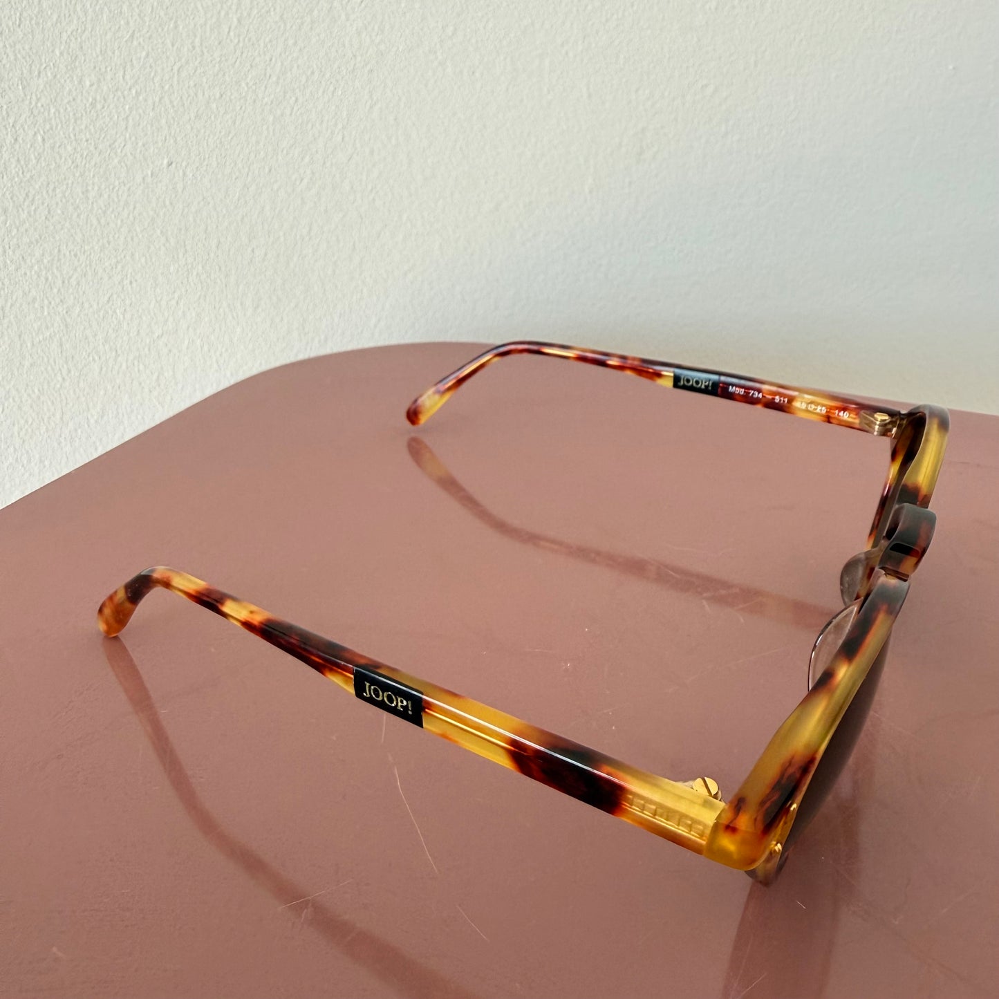 90's Joop! Brown & Yellow Tortoiseshell Sunglasses