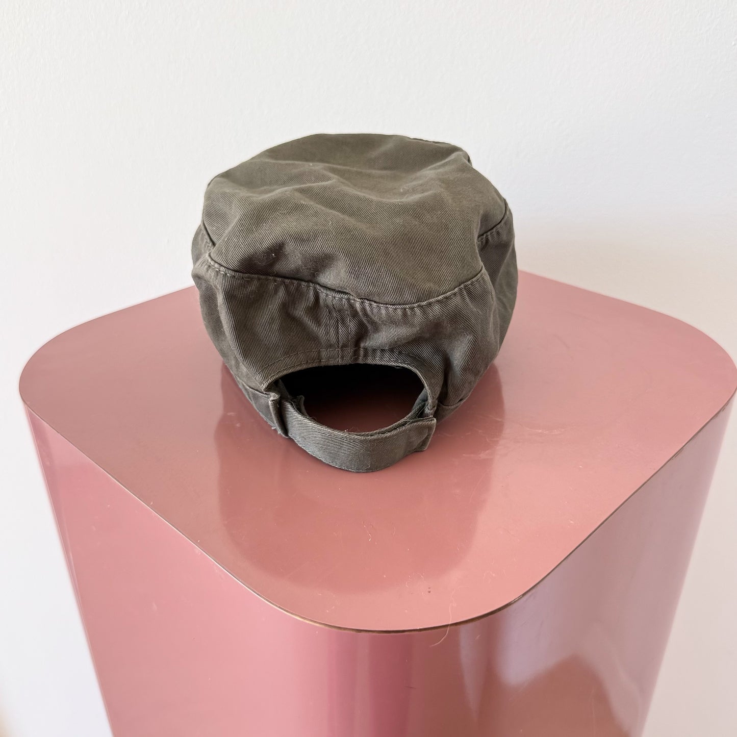 Y2K Army Green Butterfly Cap