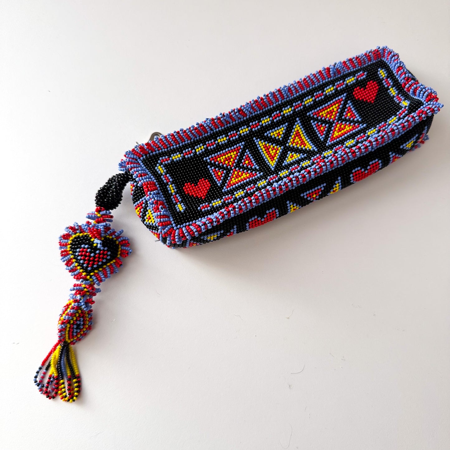 Purple Multicolor Beaded Case