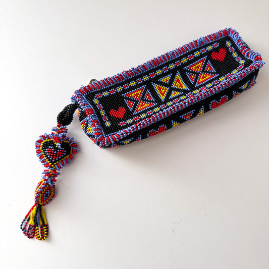 Purple Multicolor Beaded Case