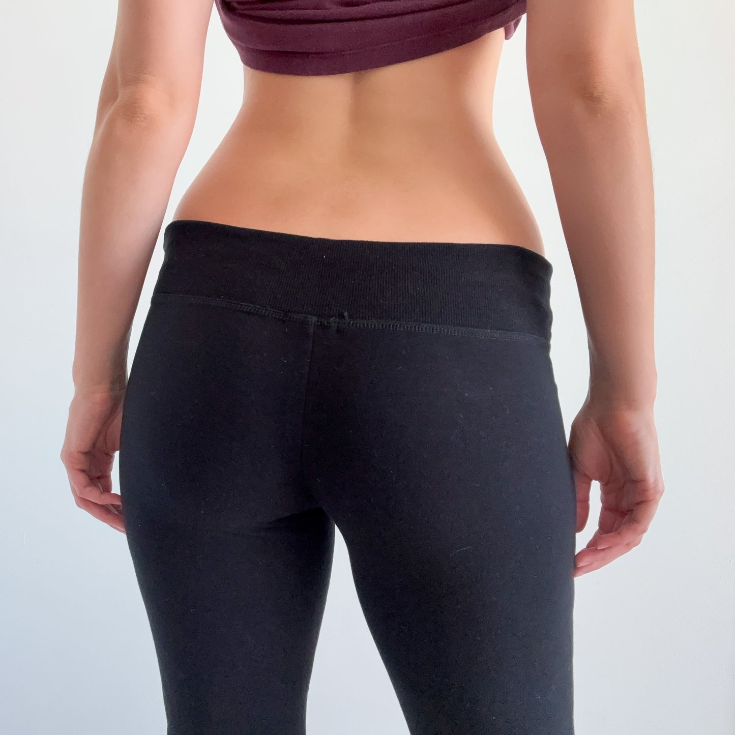 Y2K Seven Black Yoga Pants / SZ M