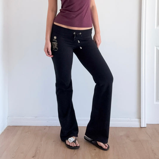 Y2K Seven Black Yoga Pants / SZ M