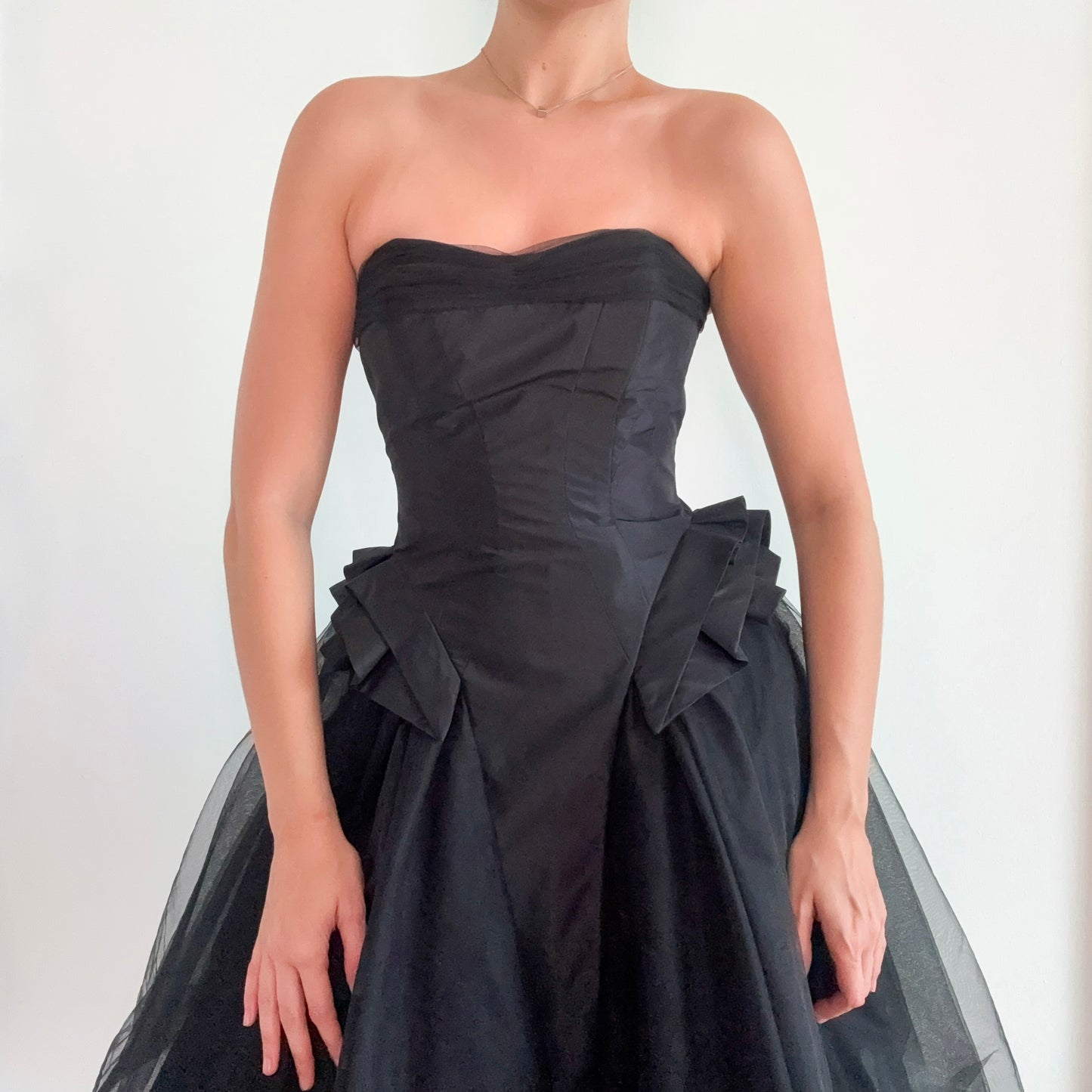 Y2K Truly Zac Posen Black Cocktail Dress / SZ 4