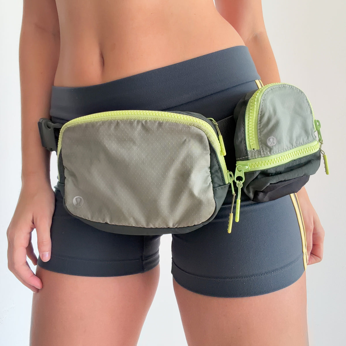 LuluLemon Forest Green Belt Bag