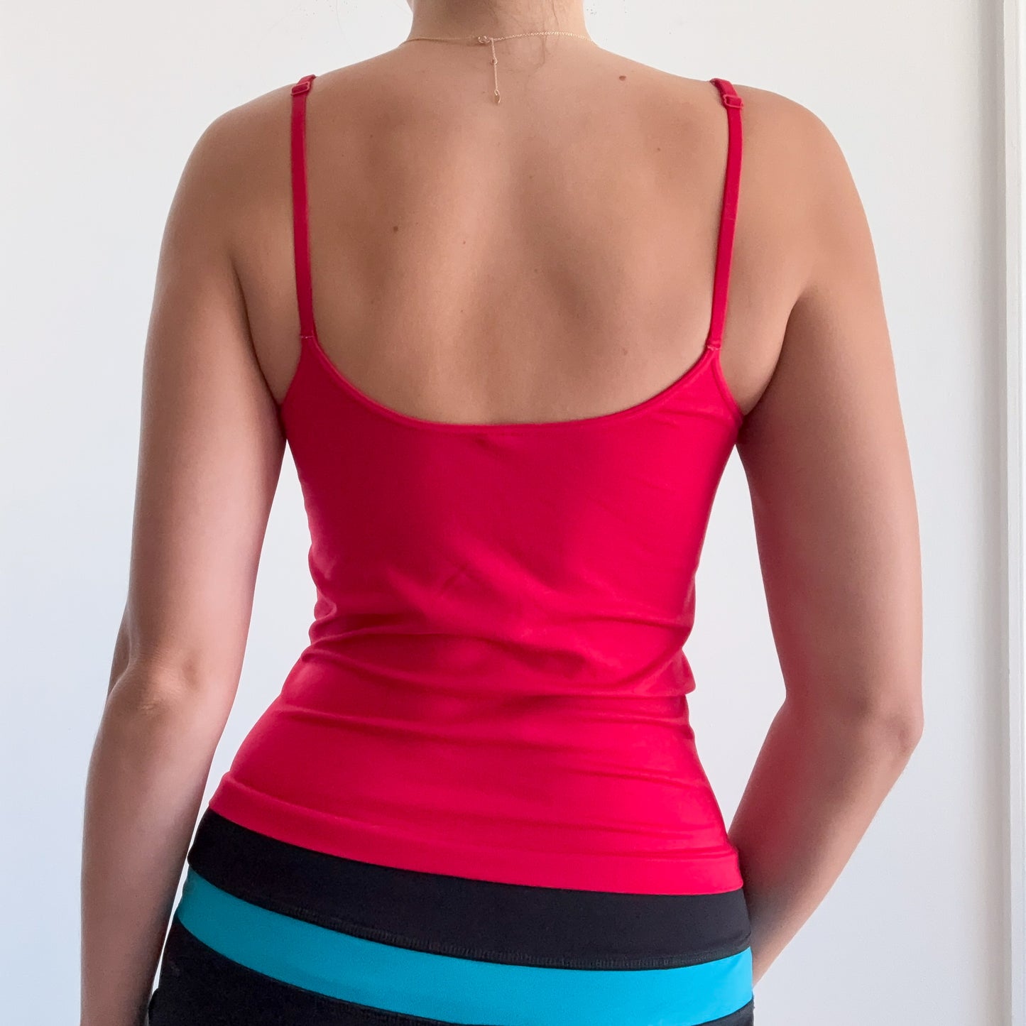 Y2K VS Cherry Red Stretch Tank / SZ S