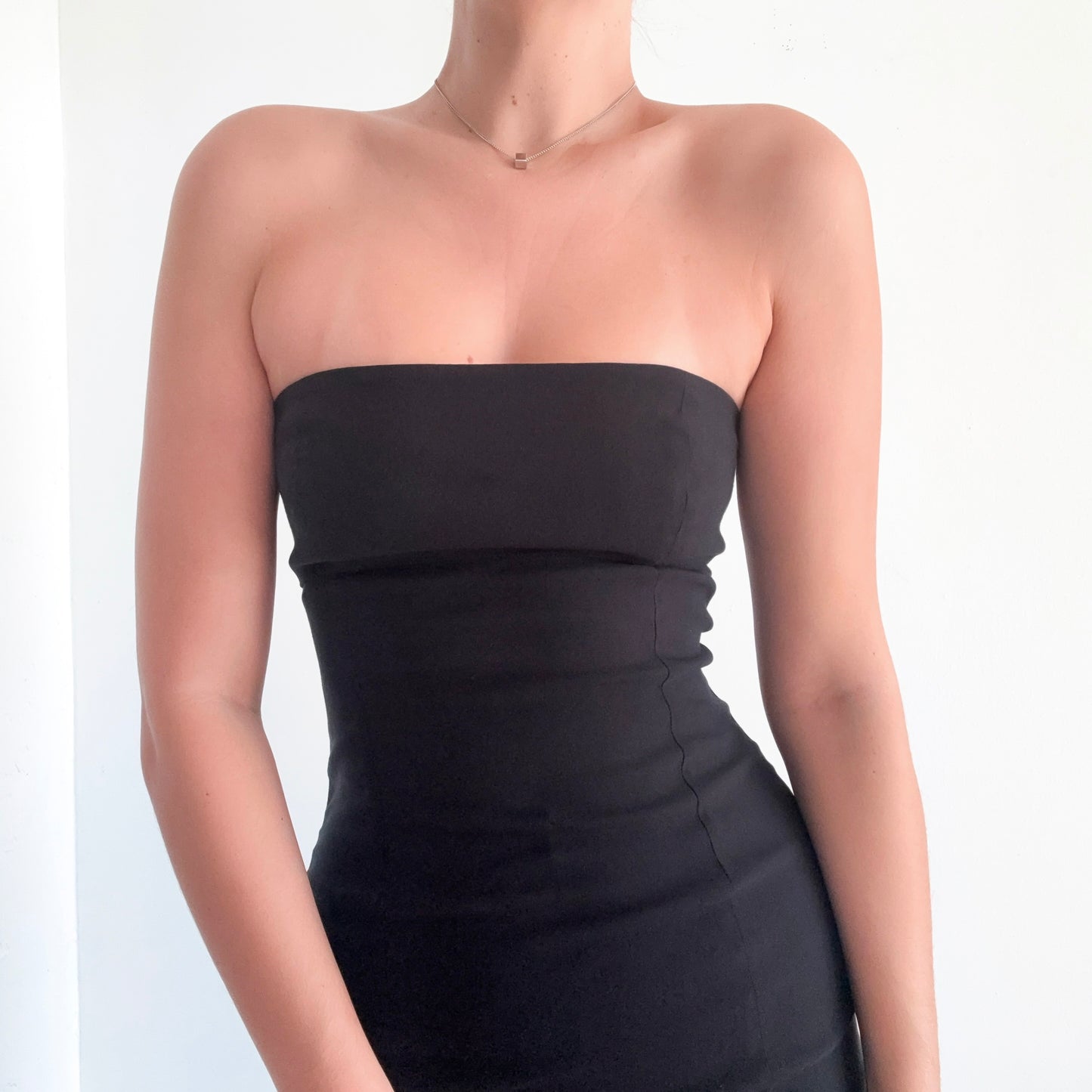 Y2K Guess Jeans Black Sleeveless Dress / SZ M