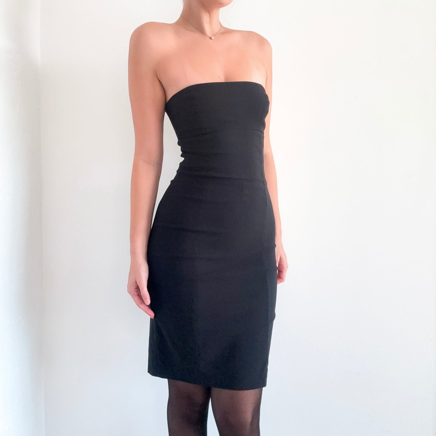 Y2K Guess Jeans Black Sleeveless Dress / SZ M