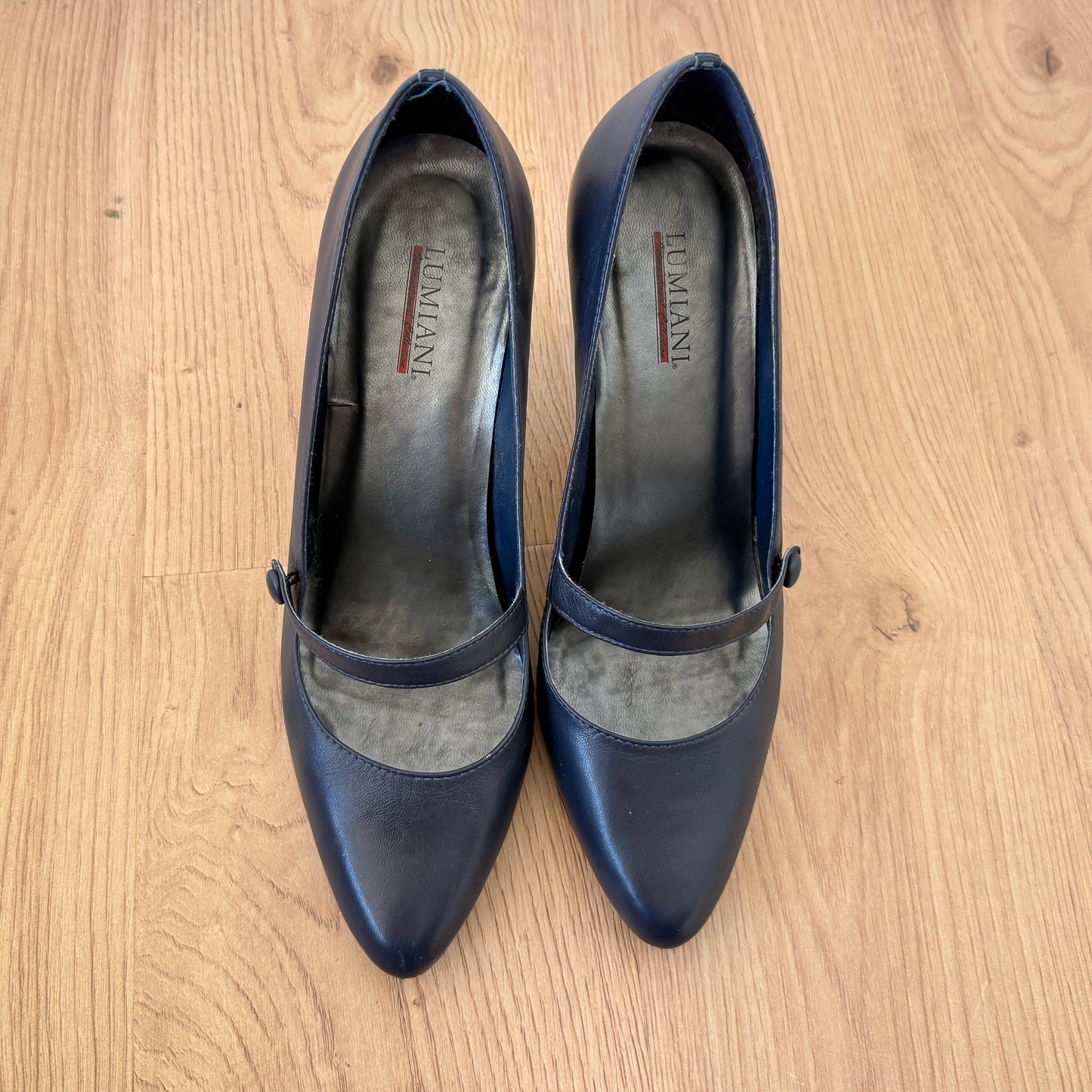 Y2K Navy Maryjane Pumps / SZ 10