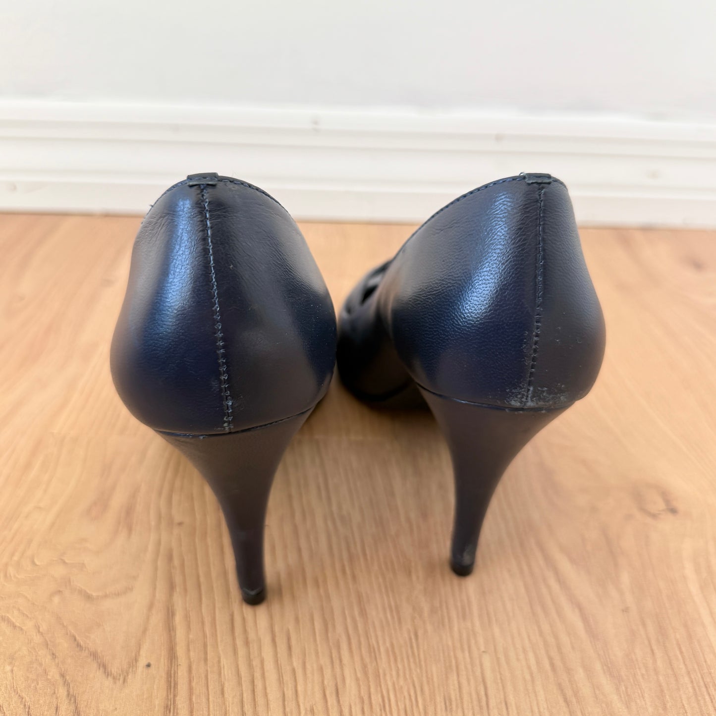 Y2K Navy Maryjane Pumps / SZ 10