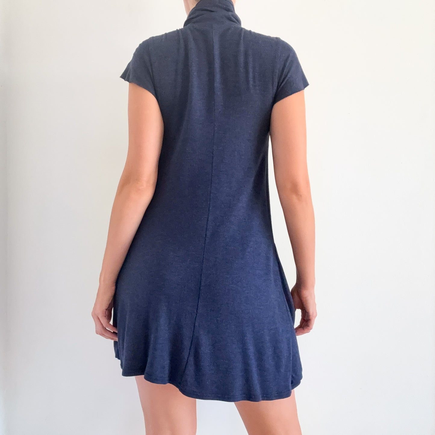 Y2K Blue Viscose Bubble Dress / SZ S-M