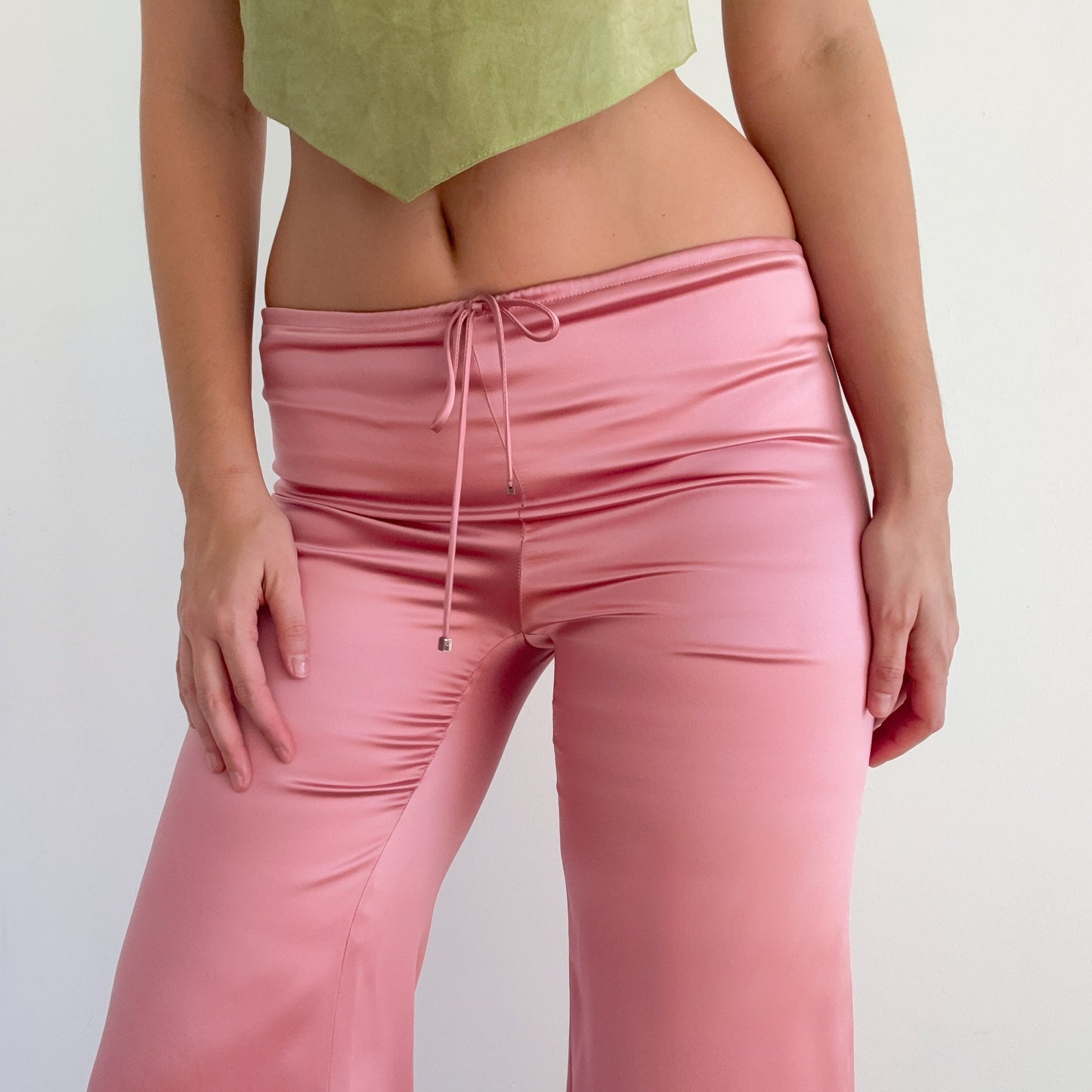 Gucci Pink Silk Pants / SZ M