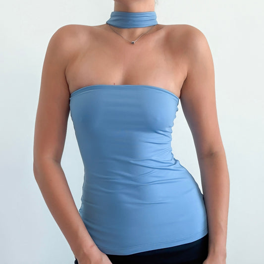 Y2K Kookai Cornflower Choker Top / SZ XS/S