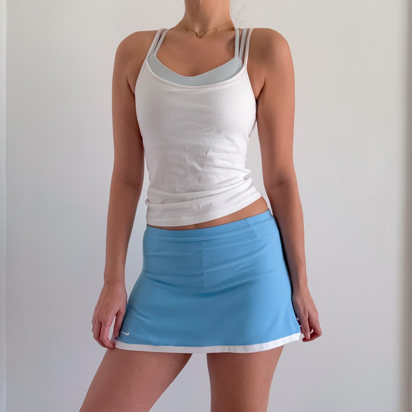 Y2K Nike Baby Blue Tennis Skirt / SZ S