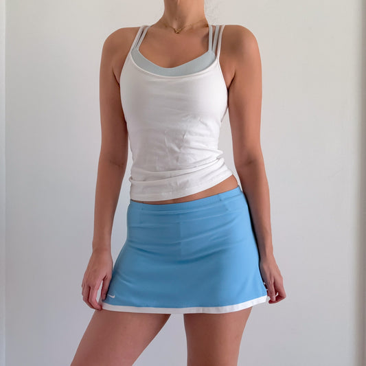 Y2K Nike Baby Blue Tennis Skirt / SZ S