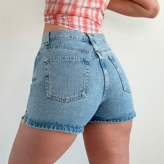 90's Gap High Waist Denim Shorts / SZ 6/8