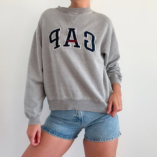90's Gap Grey Sweatshirt / SZ S