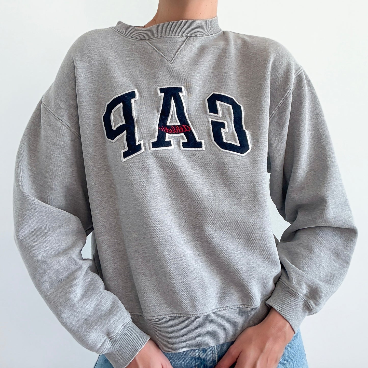 90's Gap Grey Sweatshirt / SZ S
