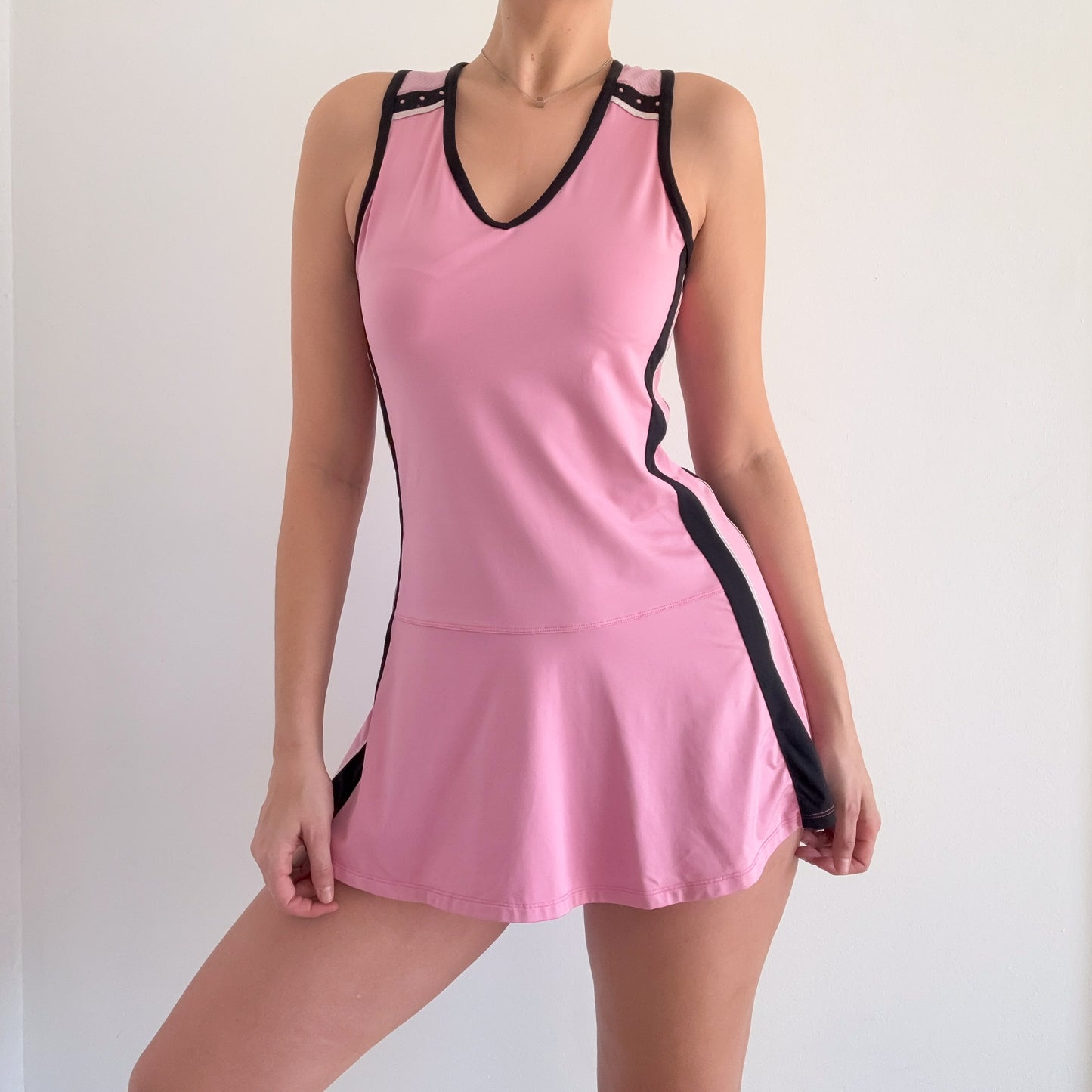Y2K Bubblegum Pink Athletic Mini Dress / SZ M