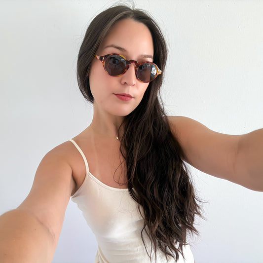 90's Joop! Brown & Yellow Tortoiseshell Sunglasses